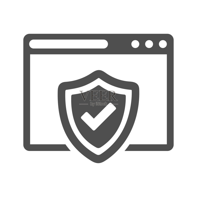 浏览器保护Web安全图标图标素材