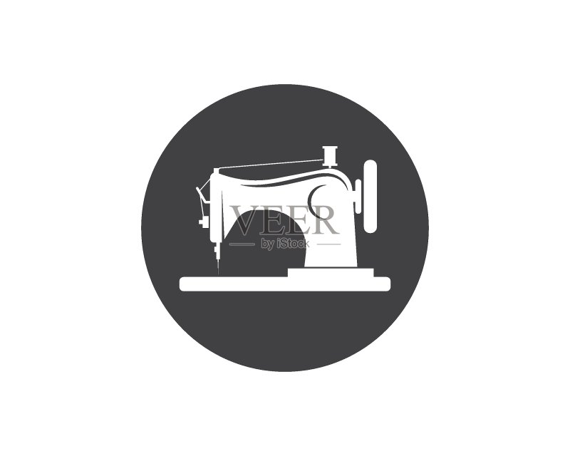缝纫机图标Logo矢量素材图标素材