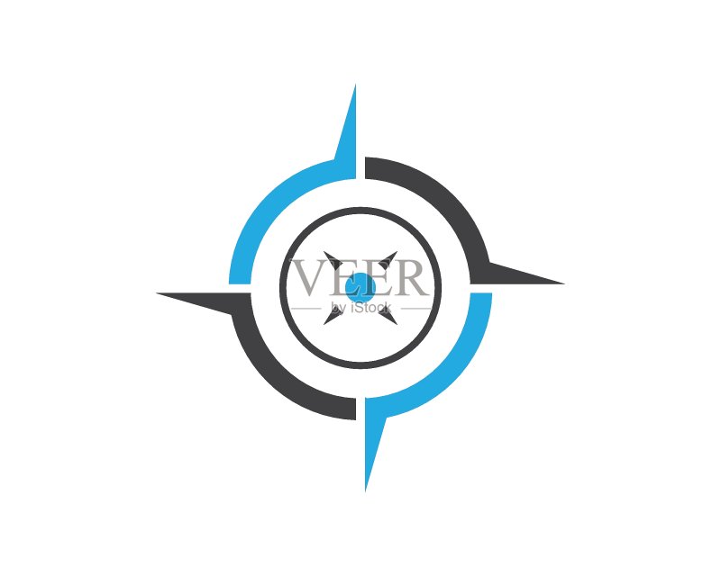 指南针Logo模板矢量图标素材图标素材