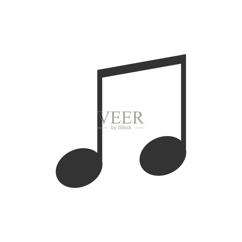 八分音符音乐图标图标素材