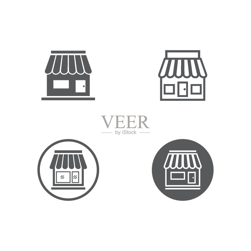 商店图标模板图标素材