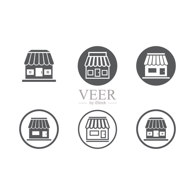 商店图标模板图标素材
