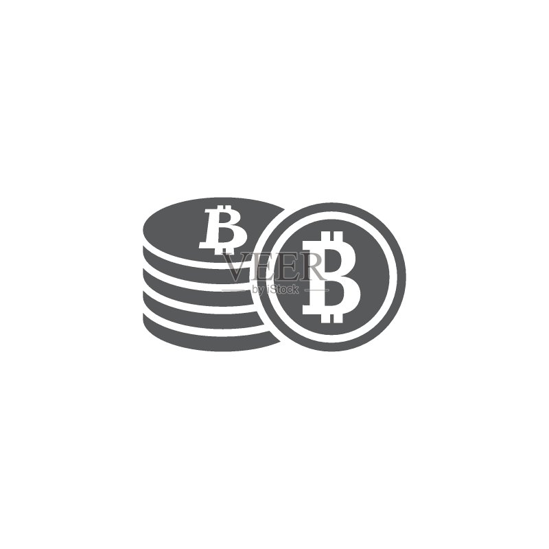 比特币图标模板图标素材
