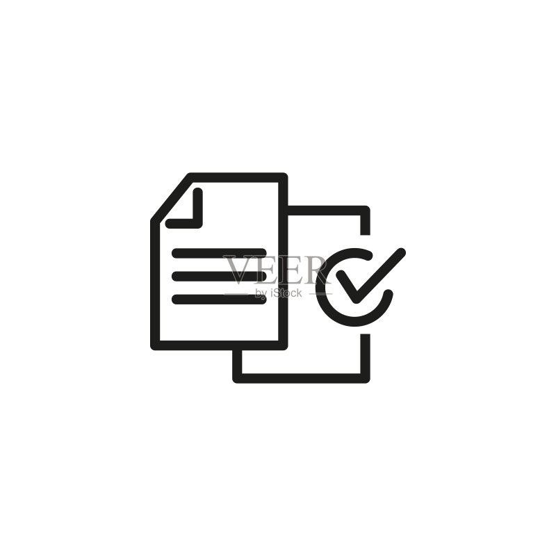 目标达成线条图标图标素材