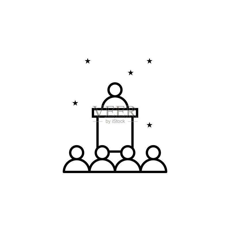 会议活动管理图标元素图标素材