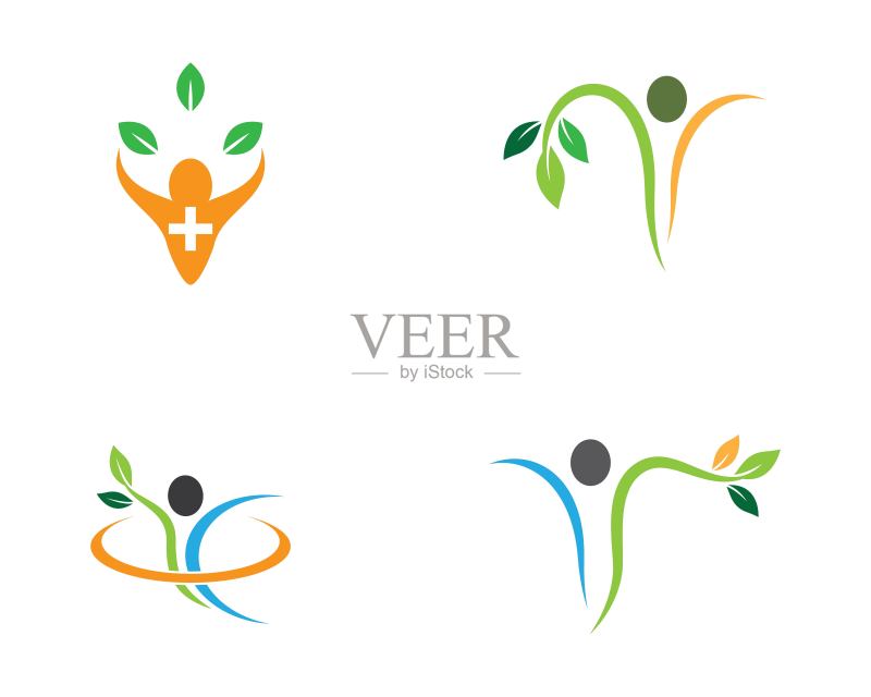 Wellnes符号向量图标图标素材
