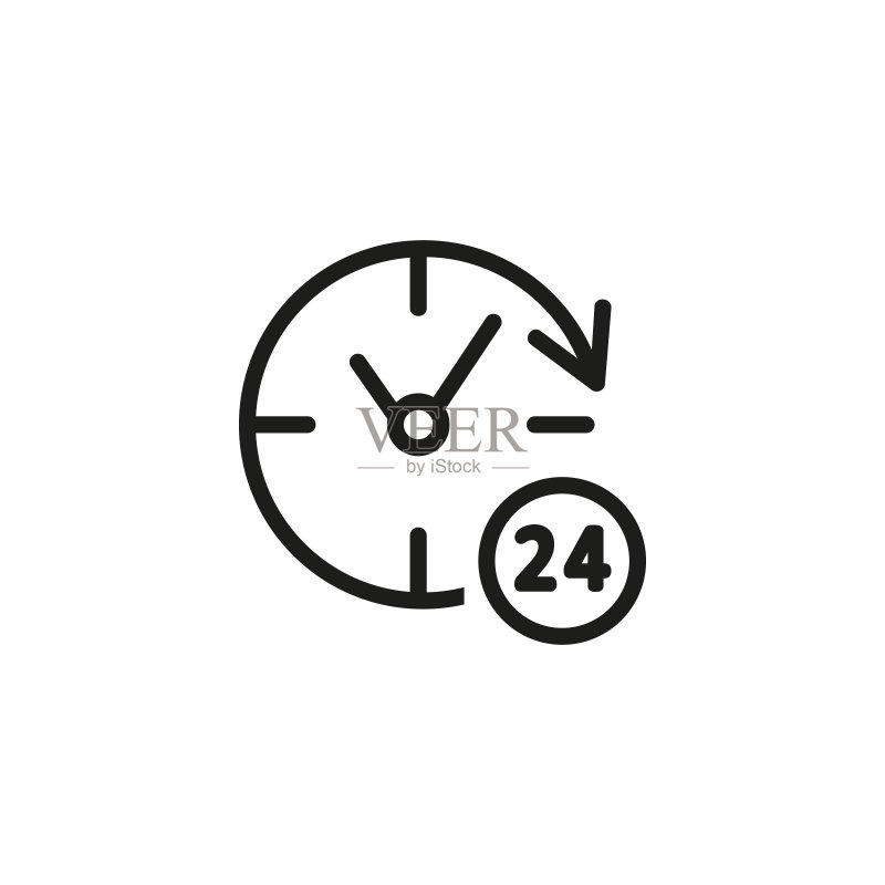 24小时客服热线图标图标素材