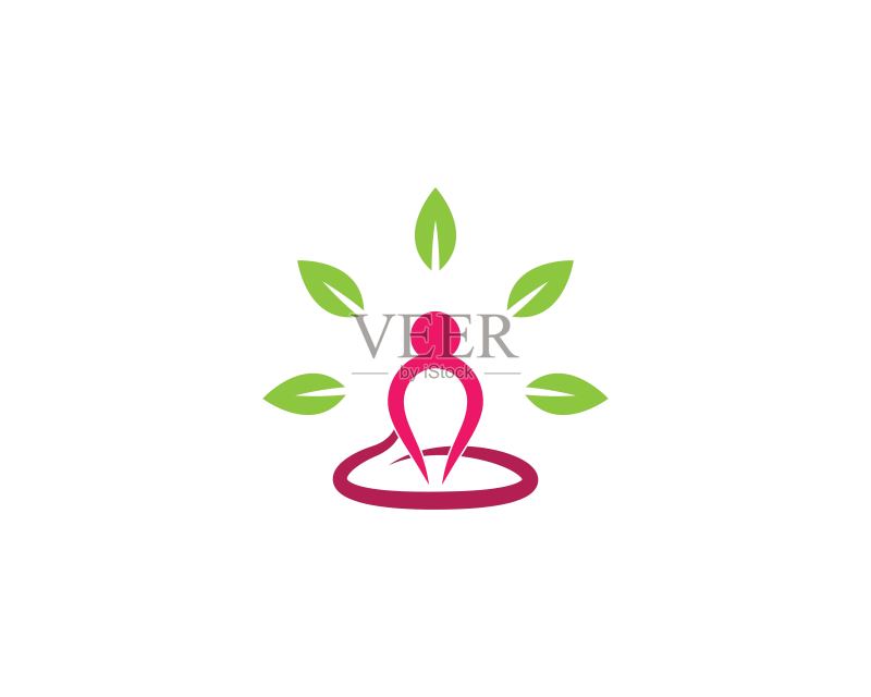 Wellnes符号向量图标图标素材