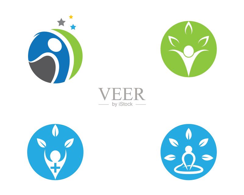 Wellnes符号向量图标图标素材