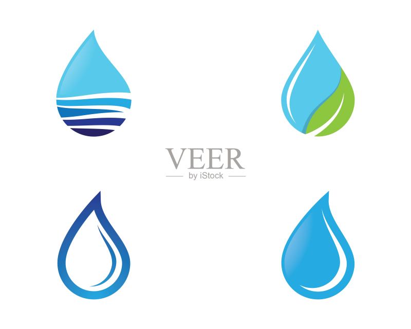 水滴矢量图标图标素材