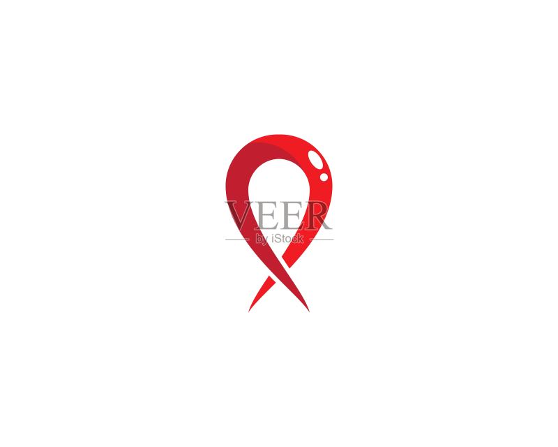丝带符号矢量图标图标素材