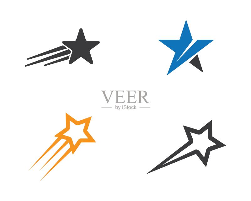 明星矢量图标图标素材