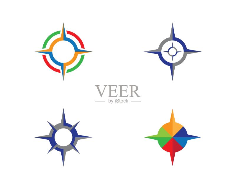 指南针符号矢量图标图标素材