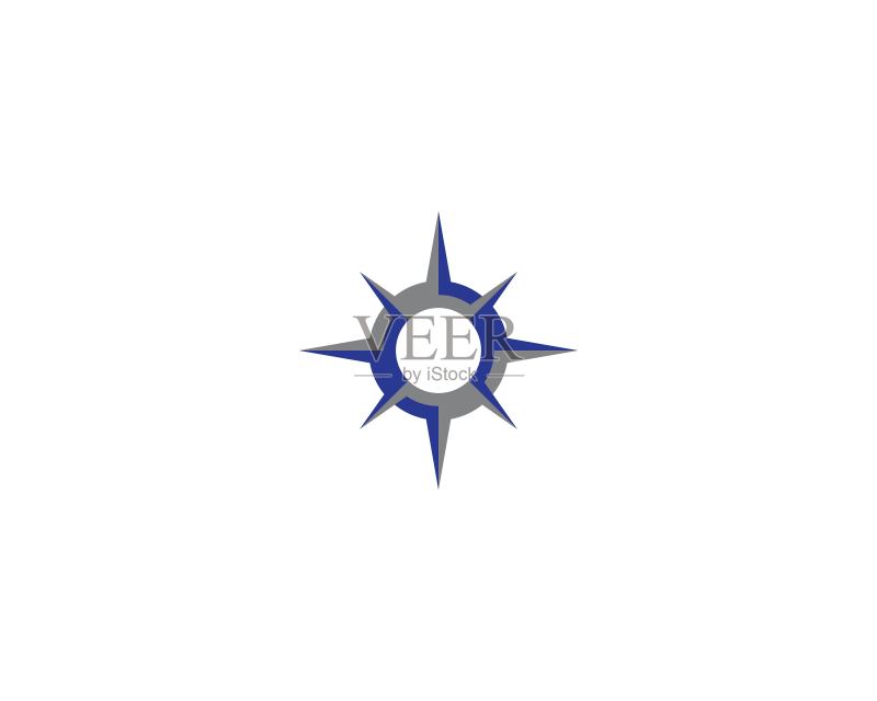 指南针符号矢量图标图标素材