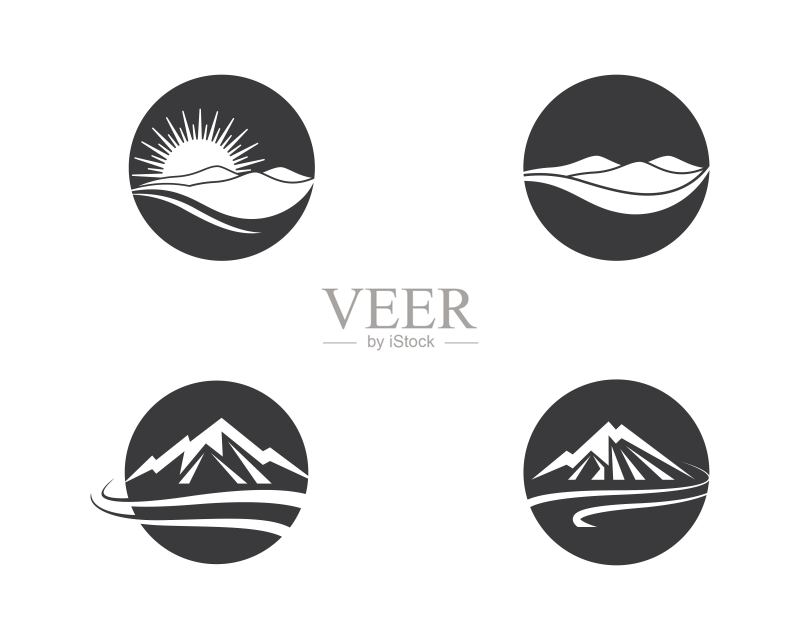 山矢量图标图标素材