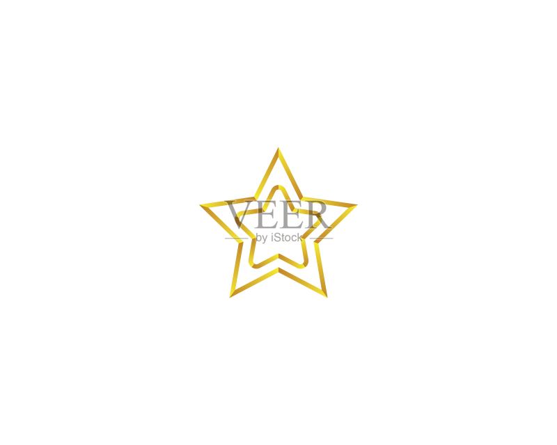明星矢量图标图标素材