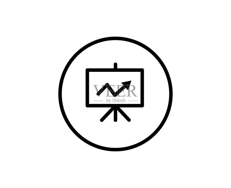 演示线性图标图标素材