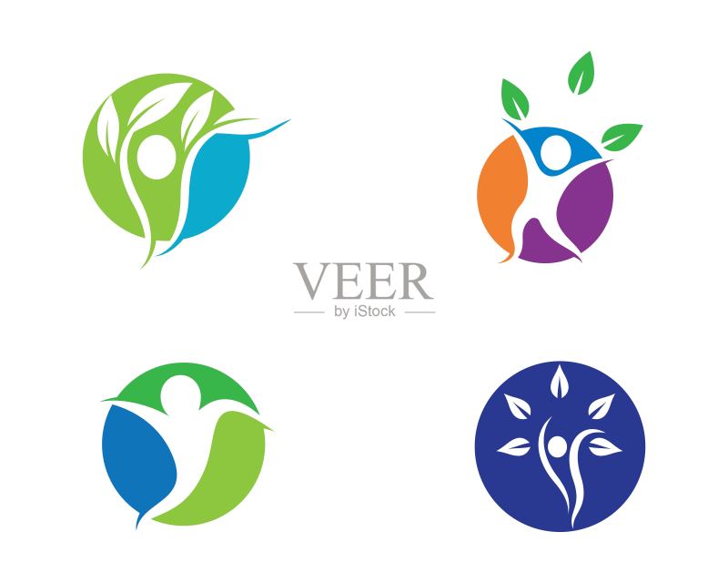 Wellnes符号向量图标图标素材