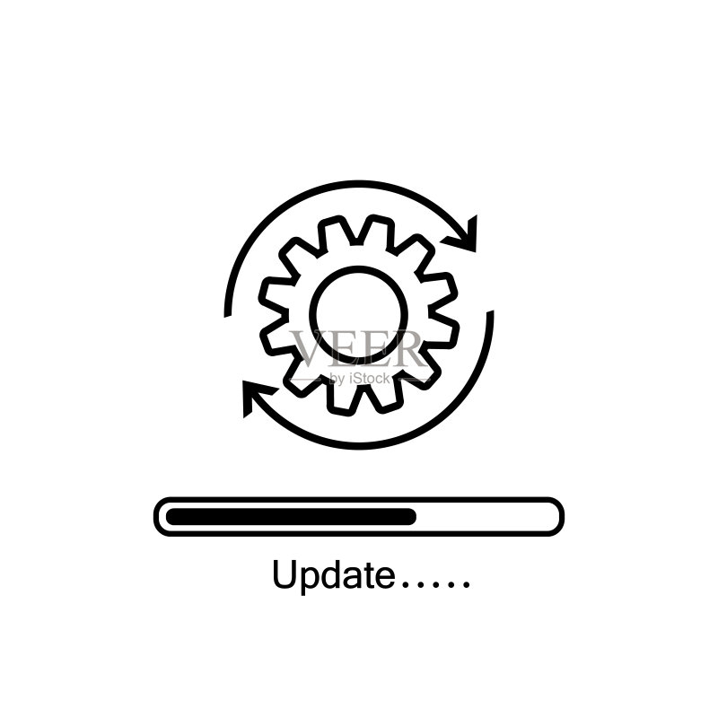 系统更新加载进度条图标素材