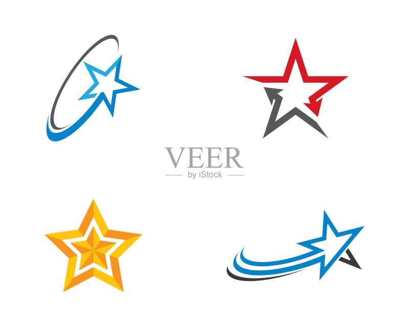 明星矢量图标图标素材