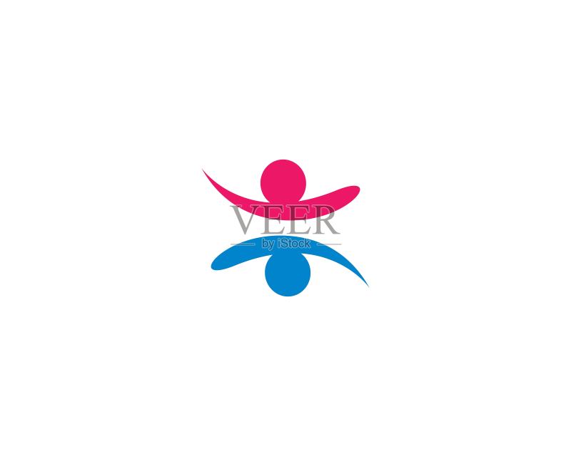 团队合作矢量图标图标素材