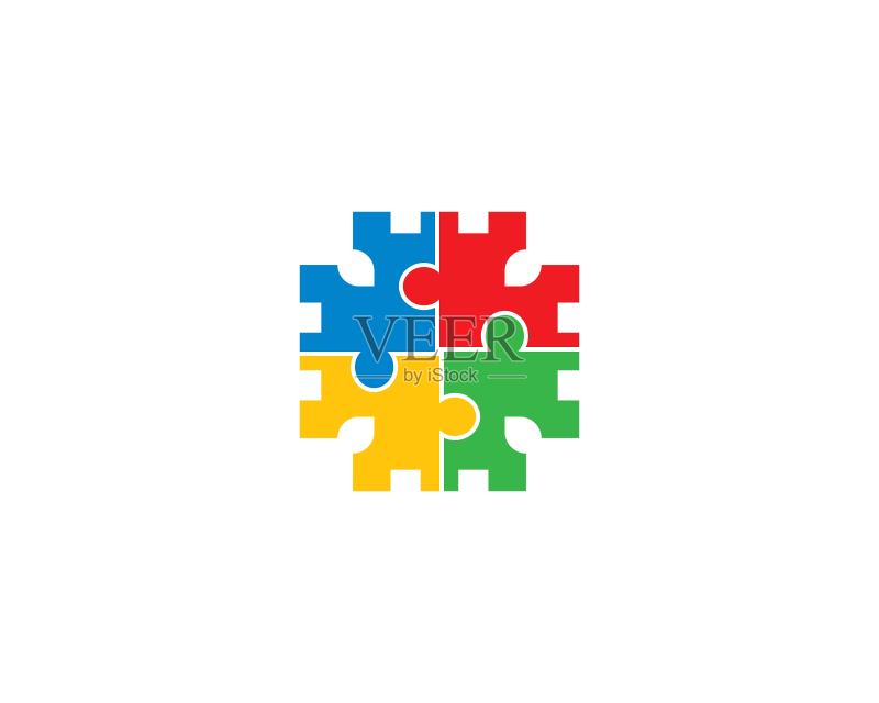 拼图矢量图标图标素材
