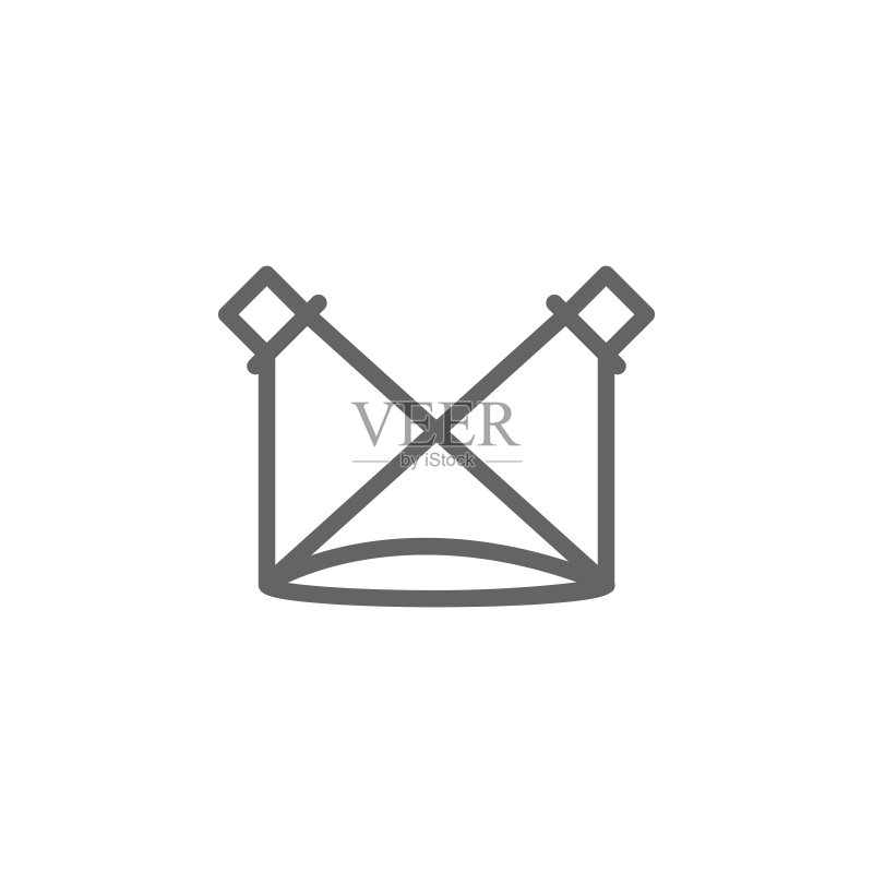 聚光灯:剧院图标,剧院元素图标,细线图标图标素材