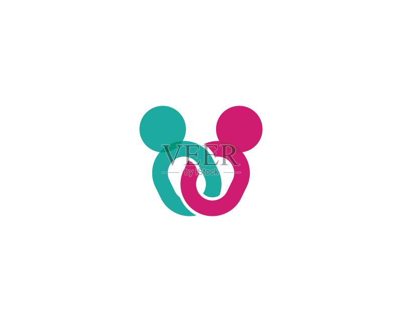团队合作矢量图标图标素材