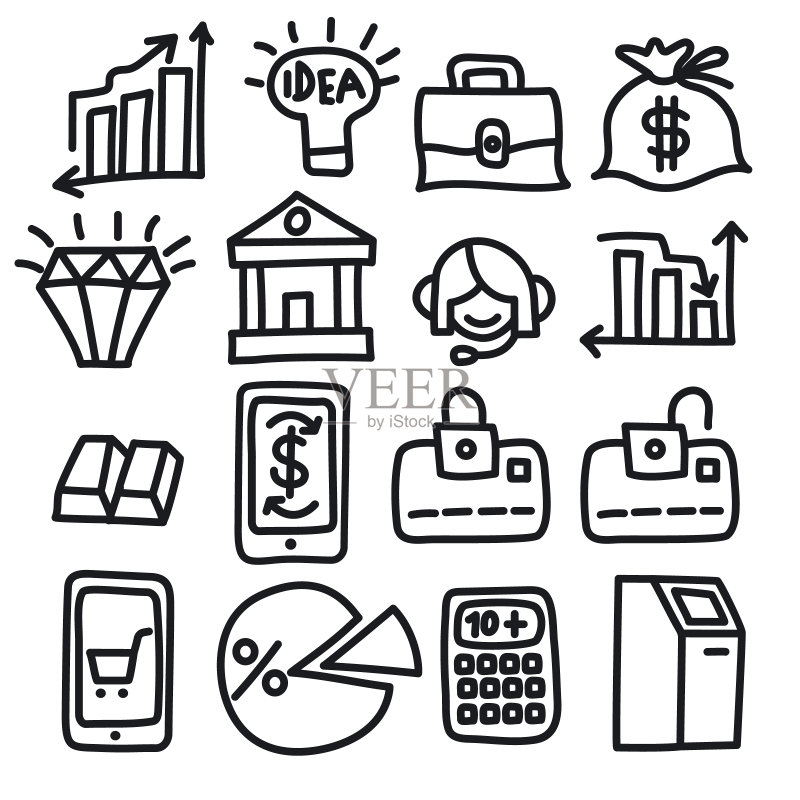 金融图标图标素材