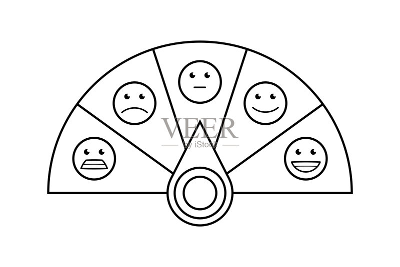 客户满意度评分表图标素材