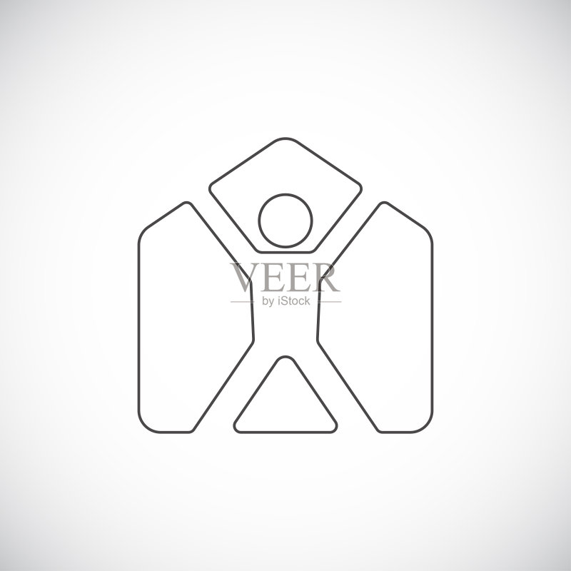 房子里的人-logo图标图标素材