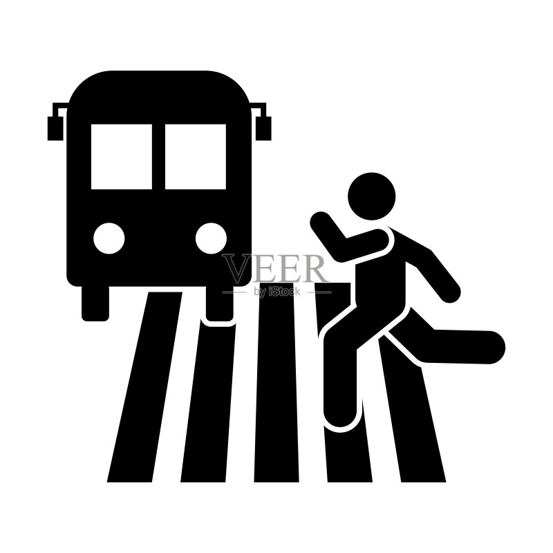男人跑步象形图标志图标素材