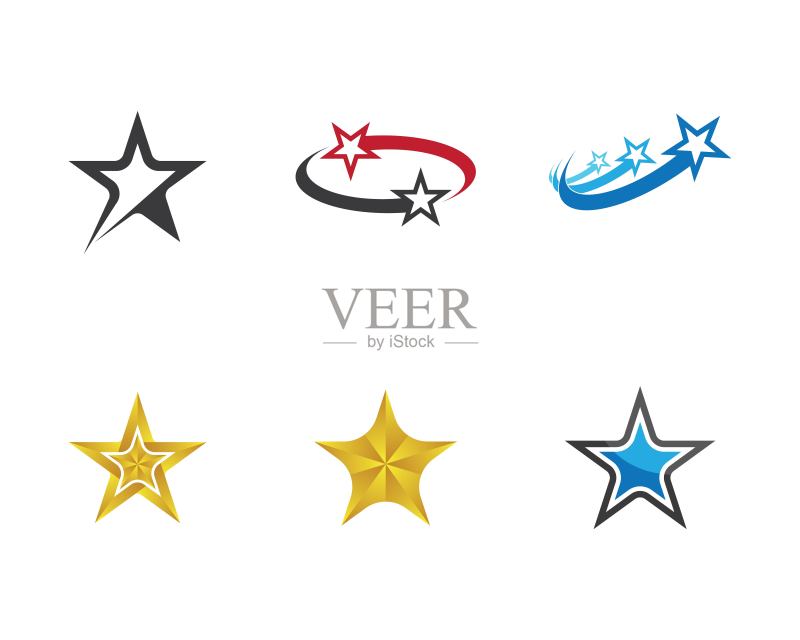 星形矢量图标插图设计图标素材