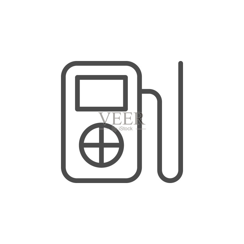 音乐播放器线条轮廓图标图标素材