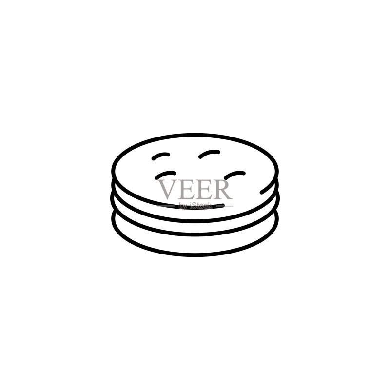 简约的饼干图标图标素材