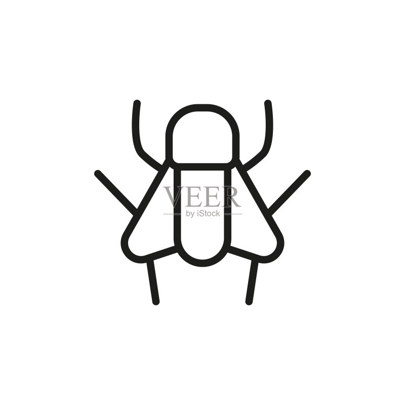 简约的错误线条图标图标素材