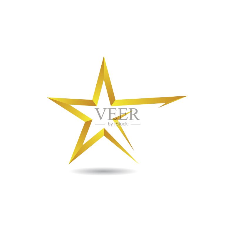 星形矢量图标插图设计图标素材