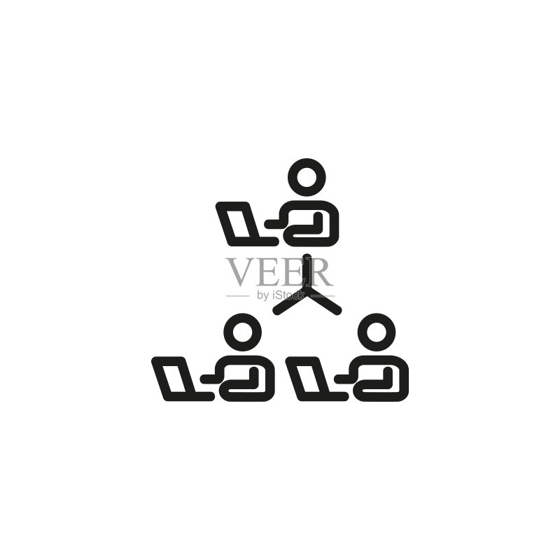 网络细线图标图标素材