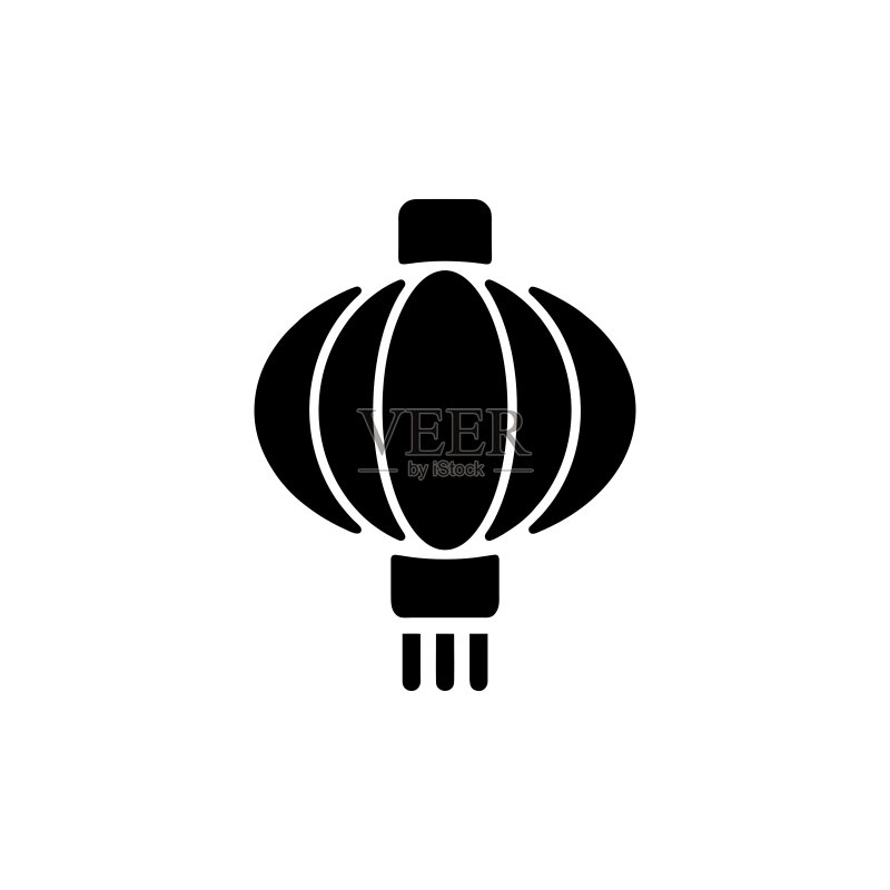 灯笼图标矢量图标素材