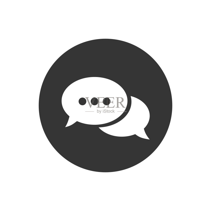对话气泡图标矢量素材图标素材