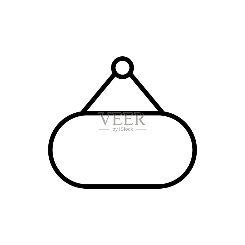 简约板材线条图标图标素材