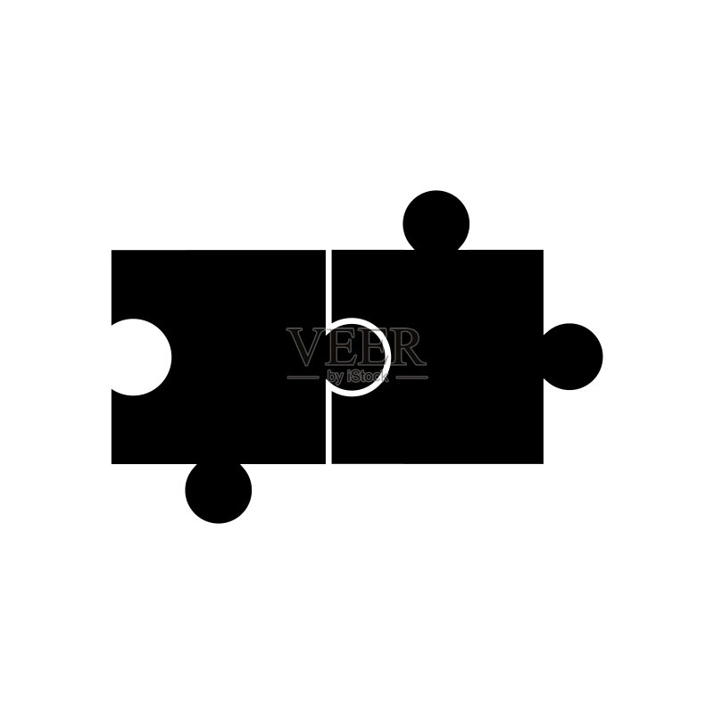 拼图图标、logo图标素材
