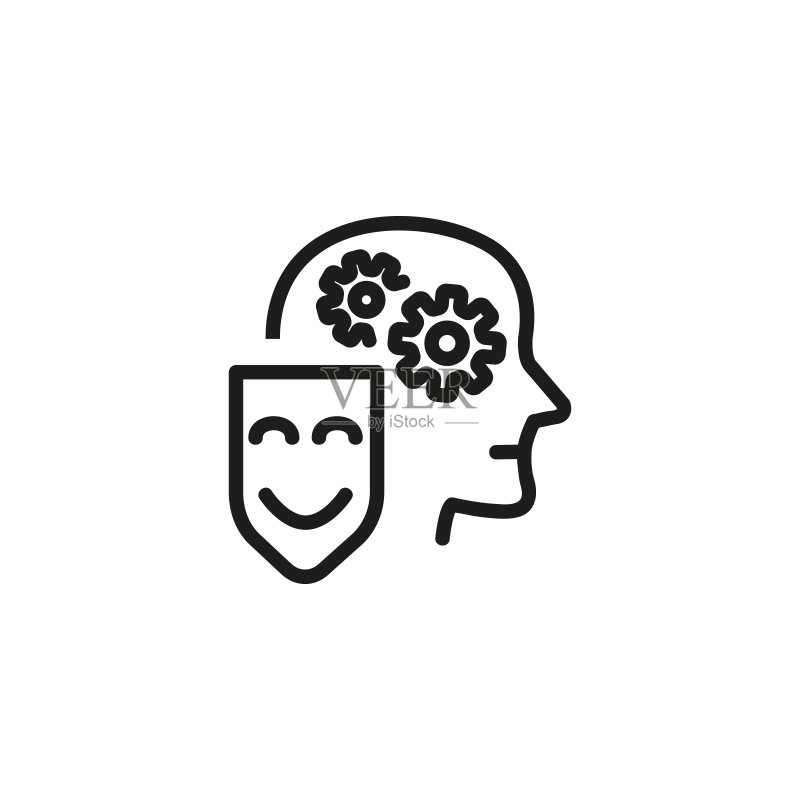 态度细线图标图标素材