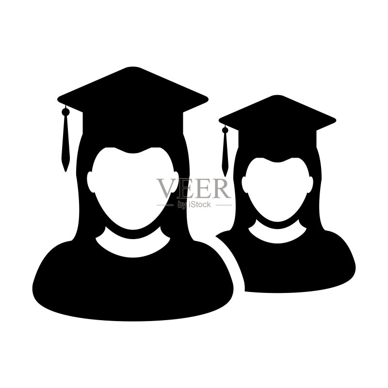 学术学生群组人物图标图标素材