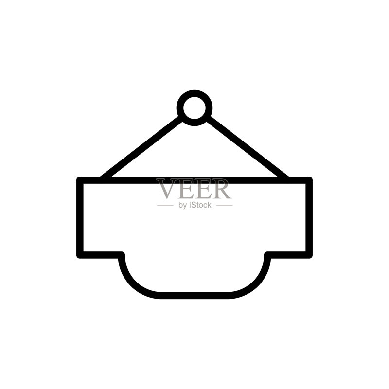 简约板材线条图标图标素材