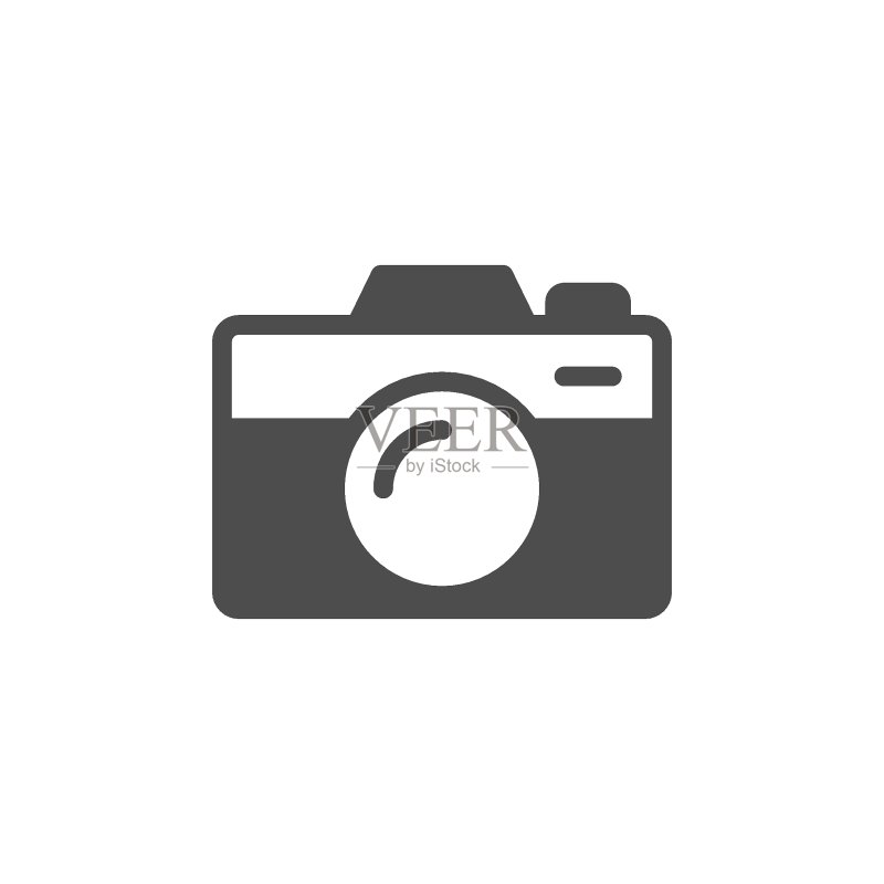 相机标志图标和摄影概念图标素材