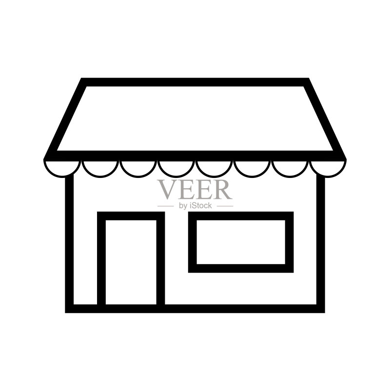 房屋图标矢量插图图标素材