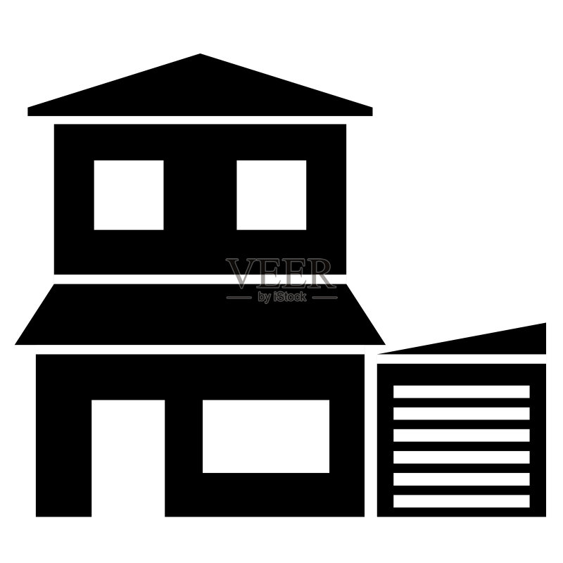 房屋图标矢量插图图标素材