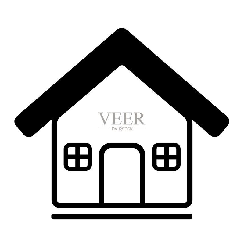 房屋图标矢量插图图标素材