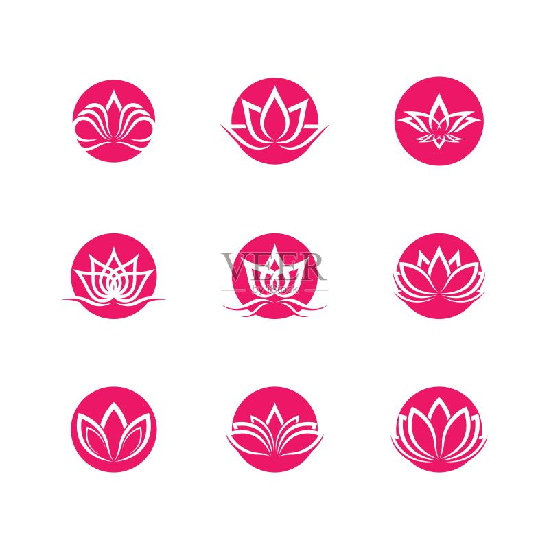 Lotus符号矢量图标图标素材